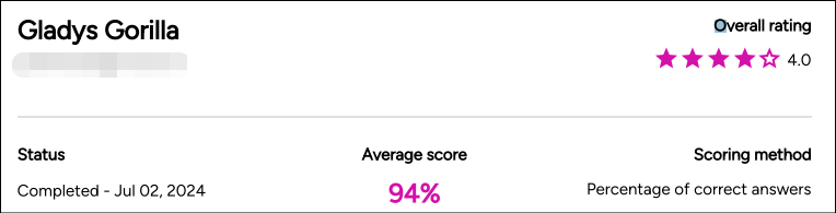 Downloading and sharing results – English